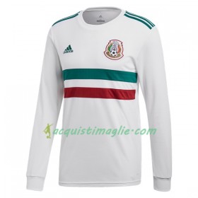 Divisa di Calcio Messico Trasferta Mondiali 2018 Manica Lunga